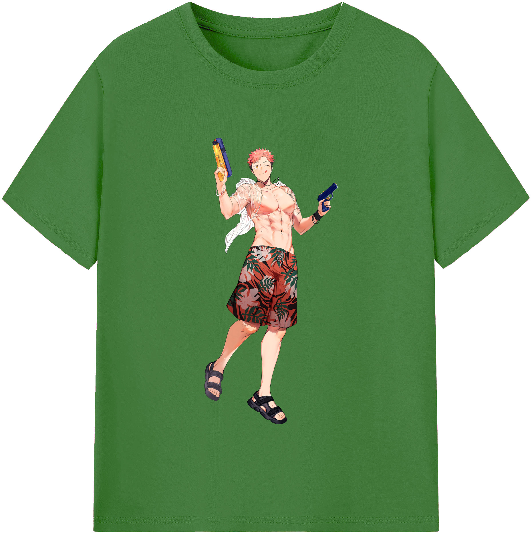 （画像用） 呪術廻戦 Jujutsu Kaisen レディースカジュアルプリントTシャツ（綿100％）